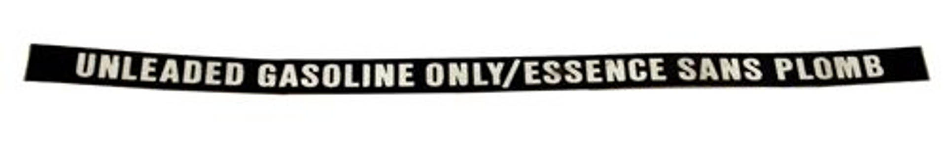 Decal "Unleaded Fuel Only"