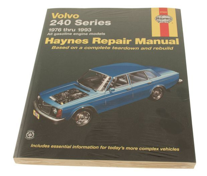 Workshop manual Volvo 240 1975-93 Haynes English
