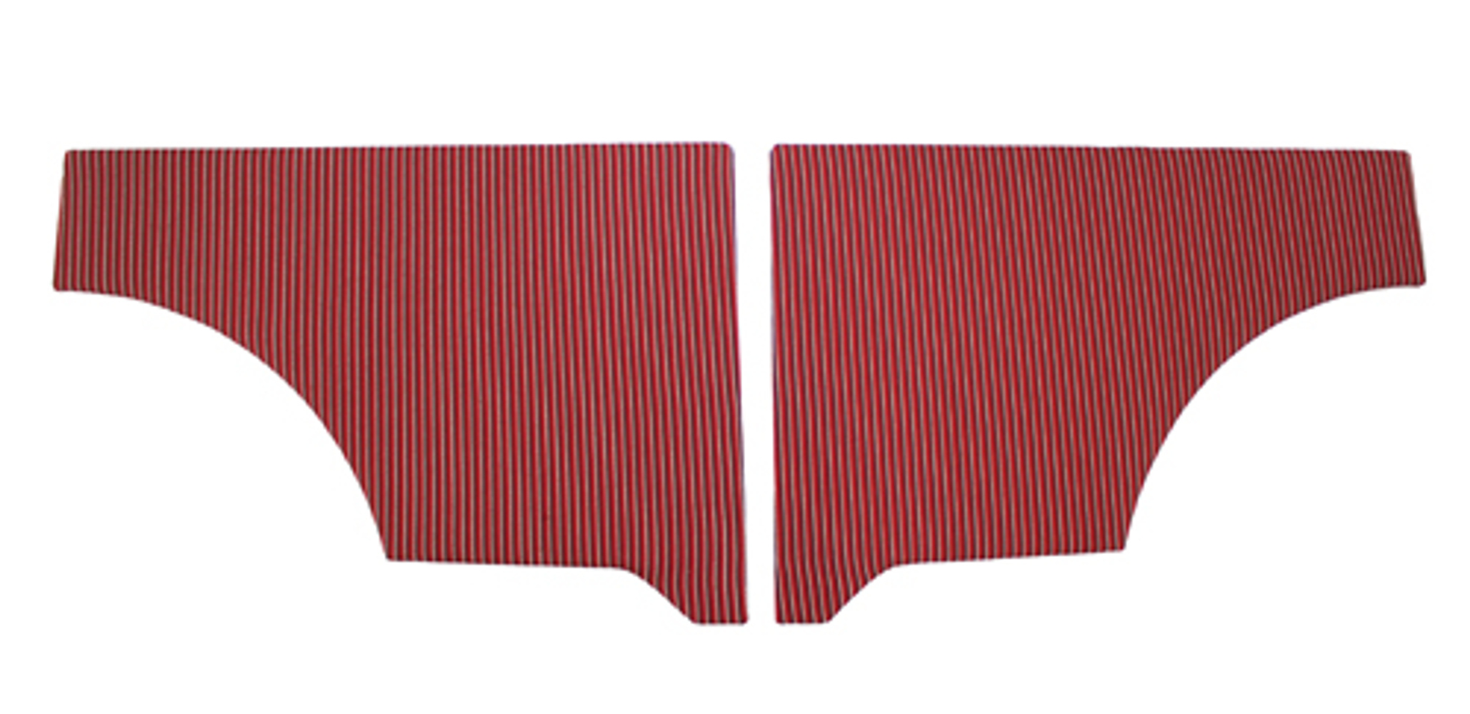 Panel Rear side Volvo 445 1956-57 red/grey
