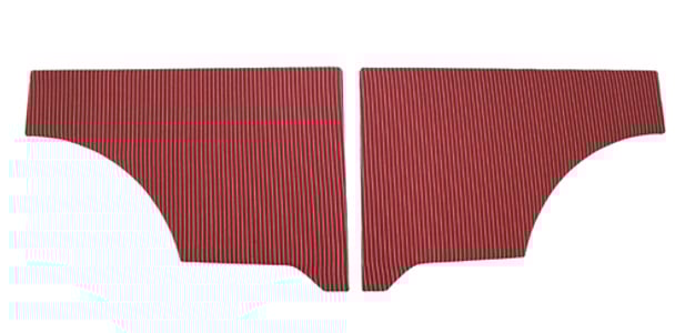 Panel Rear side Volvo 445 1956-57 red/grey
