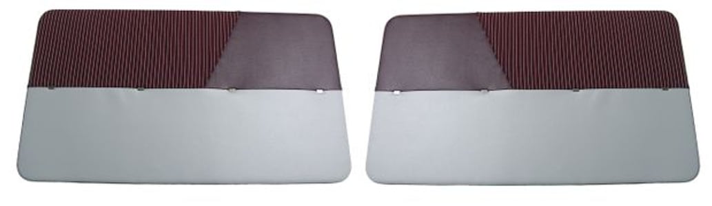 Door panel Volvo PV 444C-H 1951-55 red/brown/white