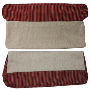 Rear seat Cover Volvo PV 444 1951-55 red/grey