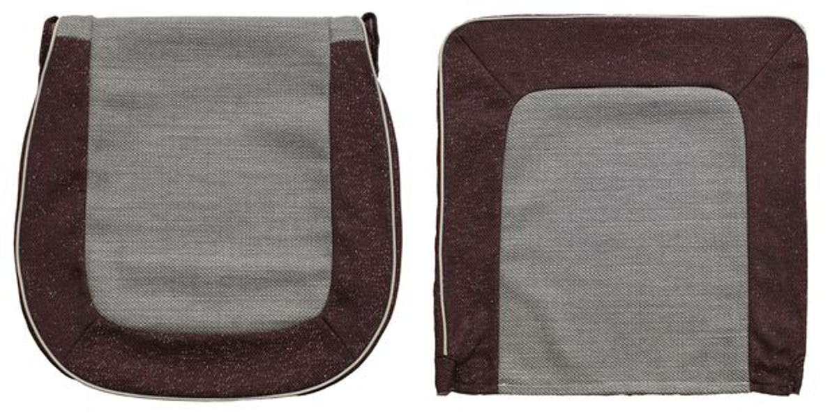 Front seat Cover Volvo PV 444KS-LS 1956-57 red/grey