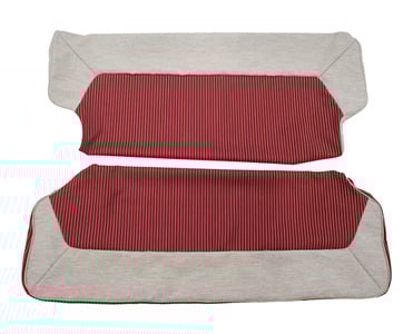 Rear seat Cover Volvo 445 1956-57 red/grey