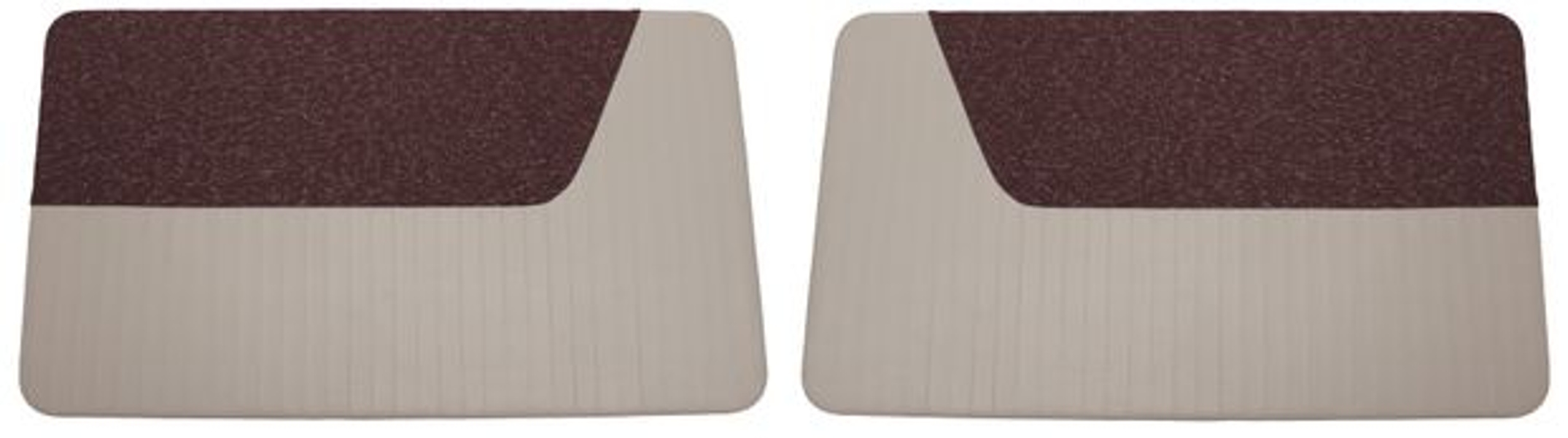 Door panels Volvo PV 444S-LS 1956-57 red/grey