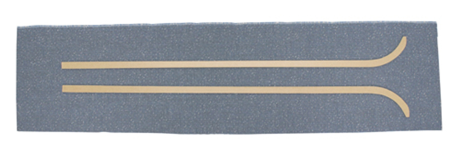 B-pillar panel Volvo PV 444 Grey/blue