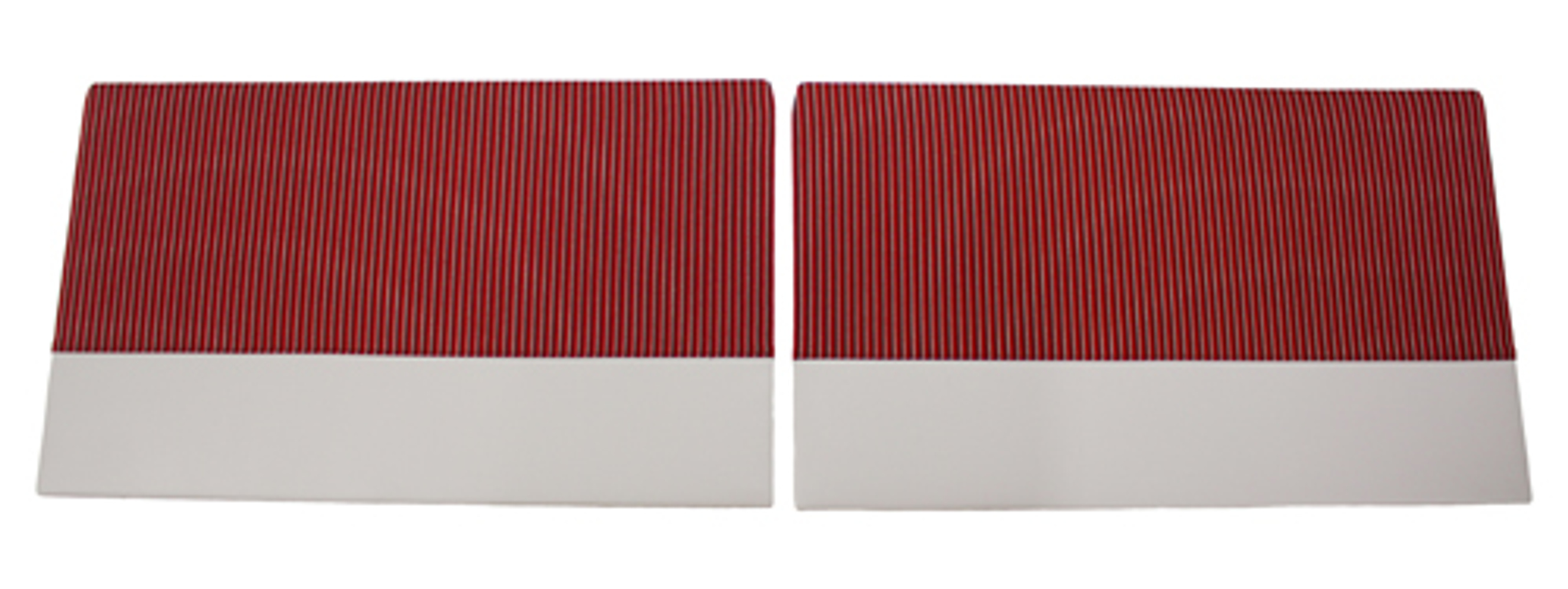 Door panel Volvo 445 1956-57 red/grey
