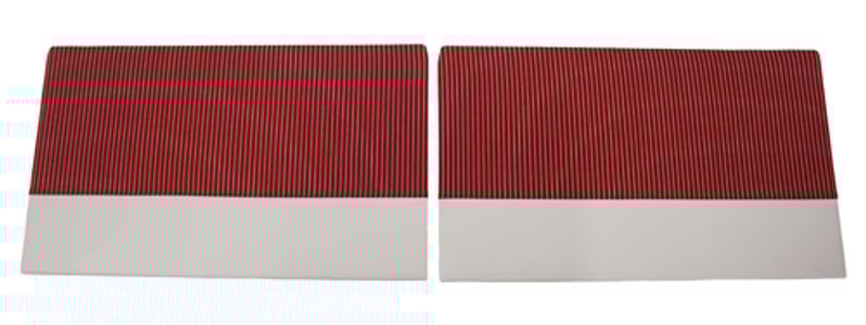 Door panel Volvo 445 1956-57 red/grey