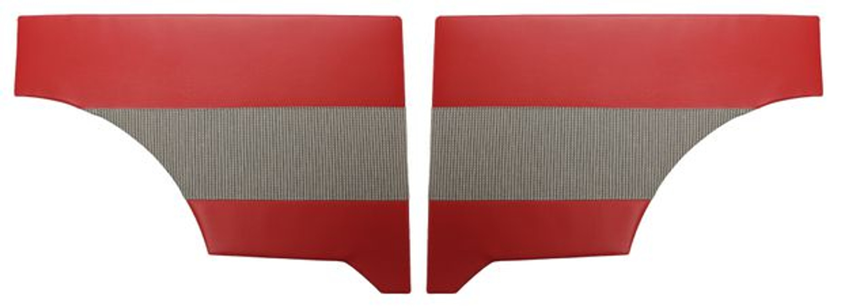 Panel Rear side Volvo Duett 1958-62 red/grey