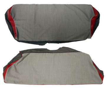 Rear seat Cover Volvo PV 1960-61 red/grey