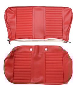 Interior rear seat 220 1965-8 Bright red
