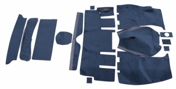 Carpet kit Volvo 1800E 1972 blue