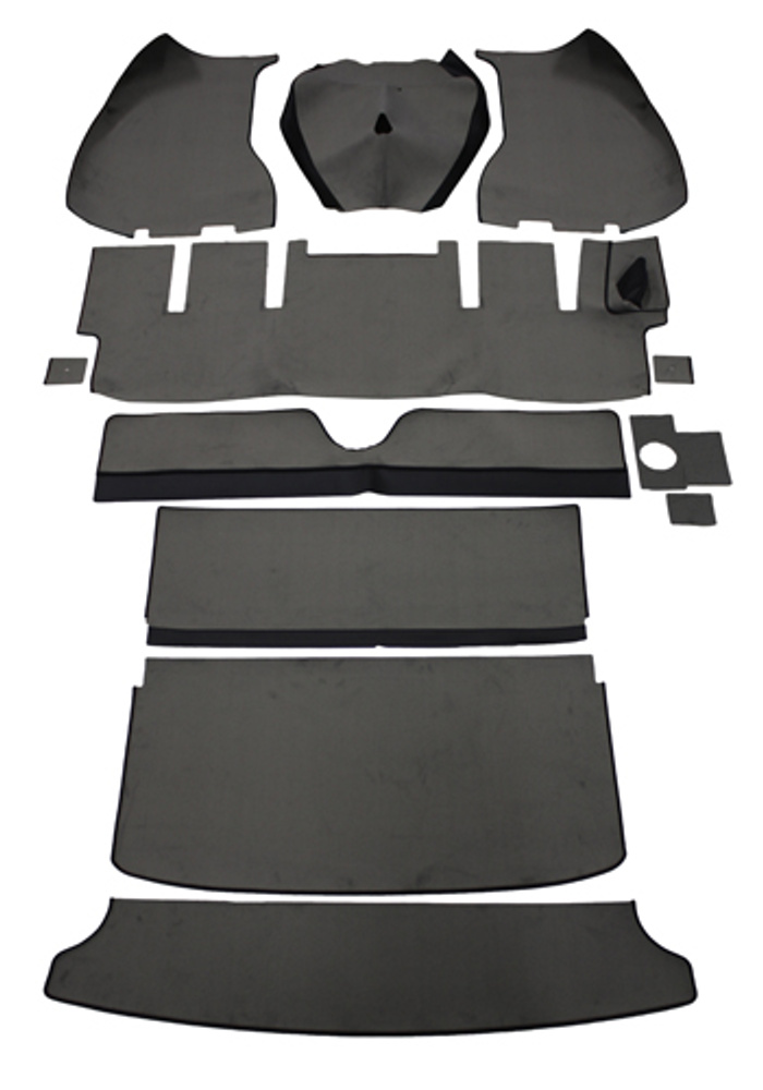 Carpet kit Volvo 1800E -1971 grey (Right hand drive)
