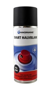 Paint black semi gloss 400 ml spray