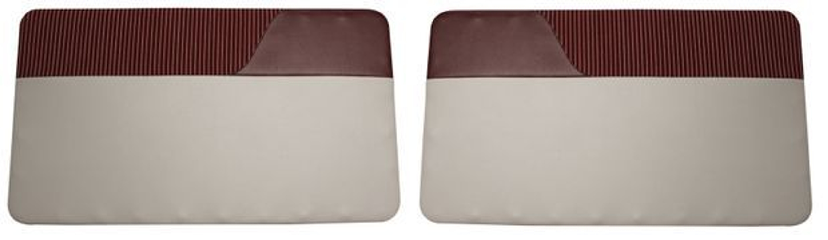 Door panel Volvo PV 444BS 1950-51 Red/brown/white L