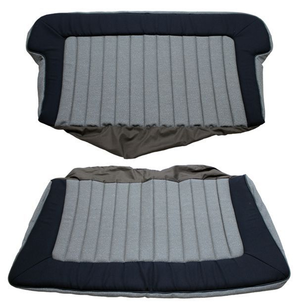 Rear seat Cover Volvo PV 444KS 1956-57 Grey/blue