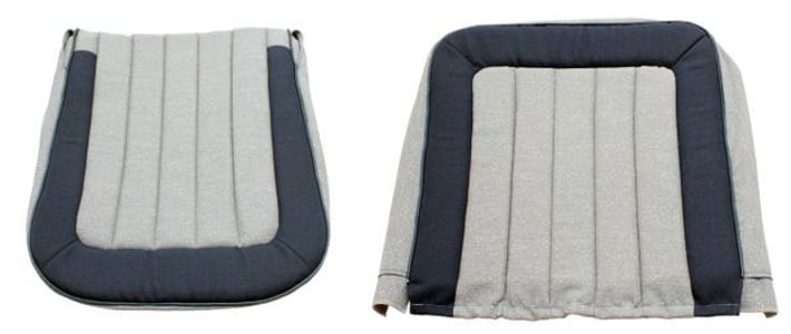 Front seat Cover Volvo PV 444KS 1956-57 grey/blue