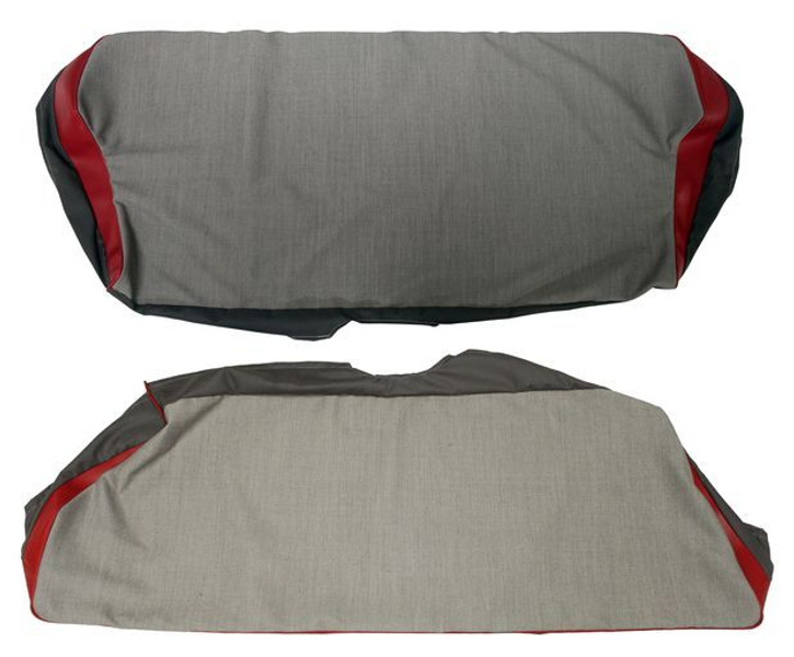 Rear seat Cover Volvo PV 1960-61 red/grey