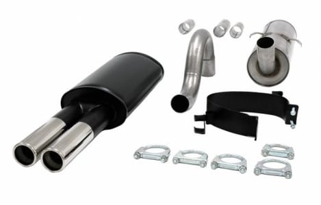 Exhaust system Volvo 740/940 85- 2,5"