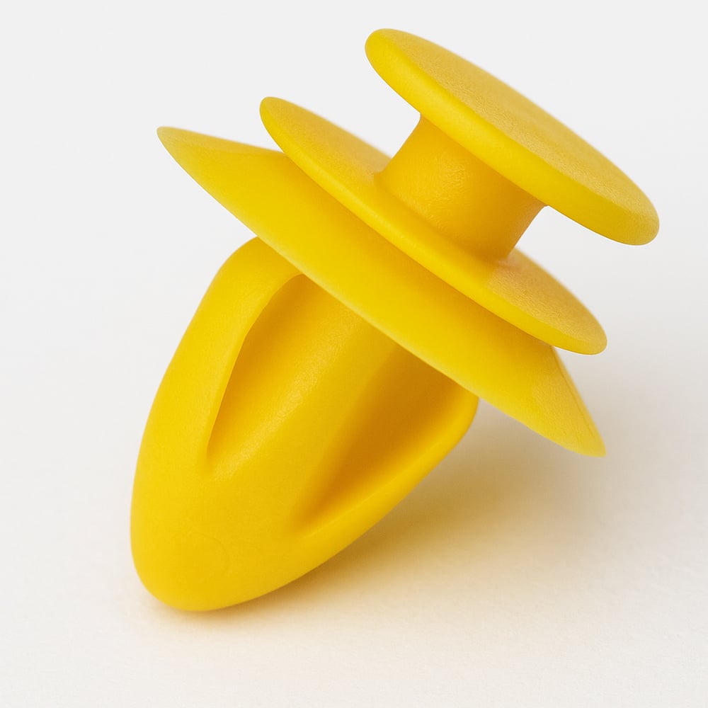 Clips Dörrpanel Volvo 240 gul