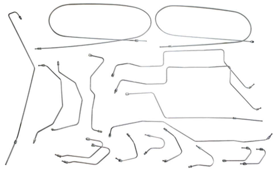 Brake line kit 122 Wagon 1969