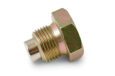 Oil drain plug magnetic