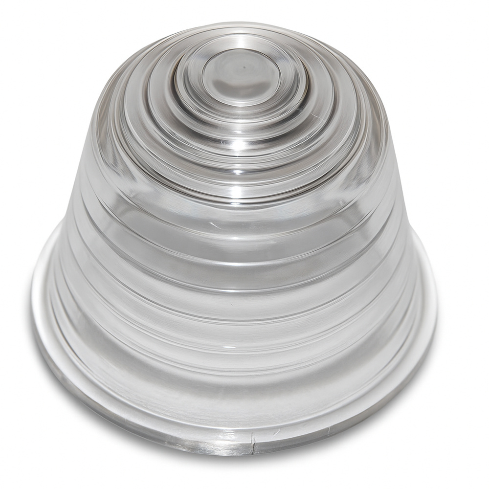 Turn signal lens Volvo PV/Duett 1958-68 white