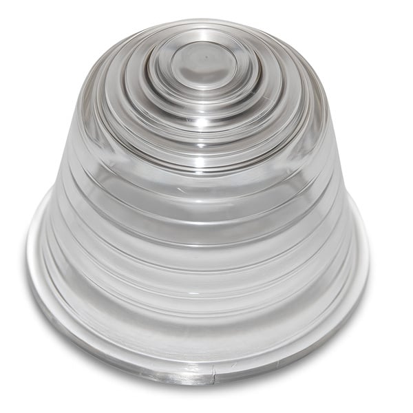 Turn signal lens Volvo PV/Duett 1958-68 white