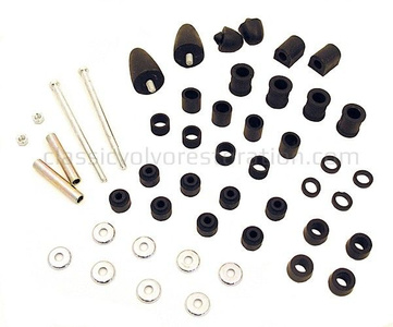 Volvo PV/Duett Bushing kit for front axle 1962-68 Rubber