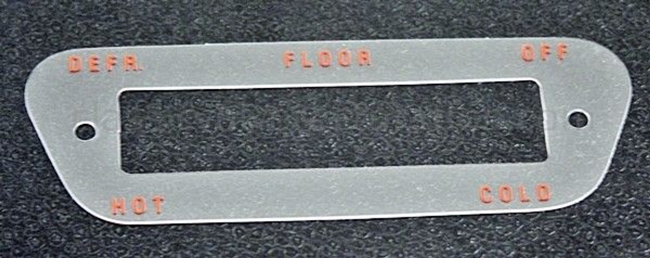 Decal Heater control Volvo PV/Duett english text
