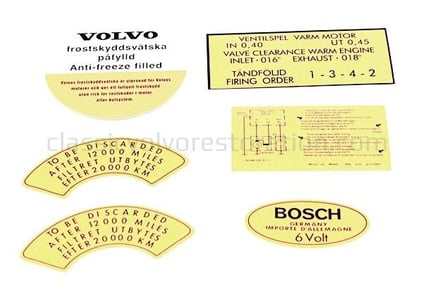 Decal kit Volvo B16B
