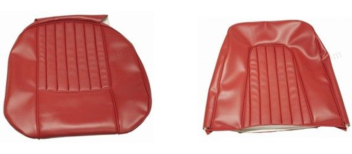 Front seat Cover Volvo 1800 1961-62 red (vinyl)