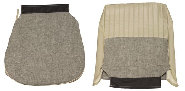 Front seat Cover Volvo Amazon 4d 1959-60 grey/white