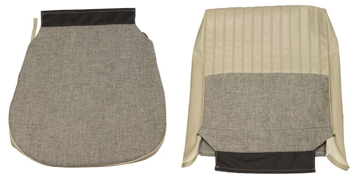 Front seat Cover Volvo Amazon 4d 1959-60 grey/white