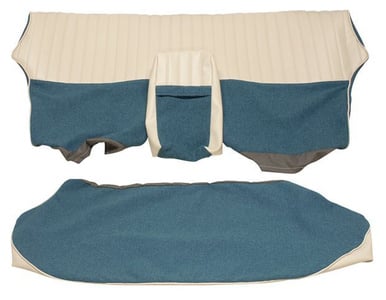 Rear seat Cover Volvo Amazon 4d 1959-60 turquoise