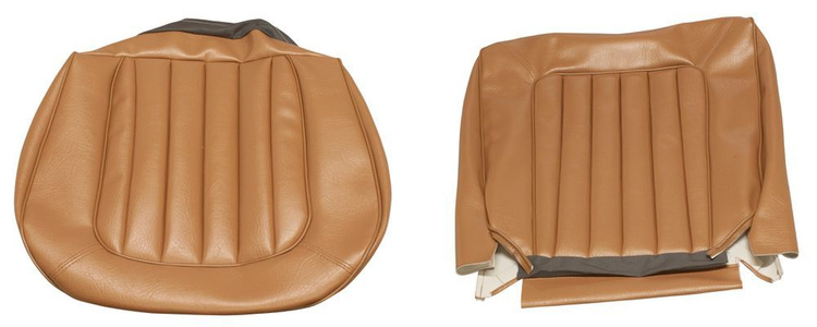 Rear seat Cover Volvo Amazon 4d 1960-61 US light brown