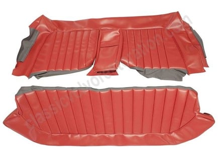 Rear seat Cover Volvo Amazon 4d 1962 US red