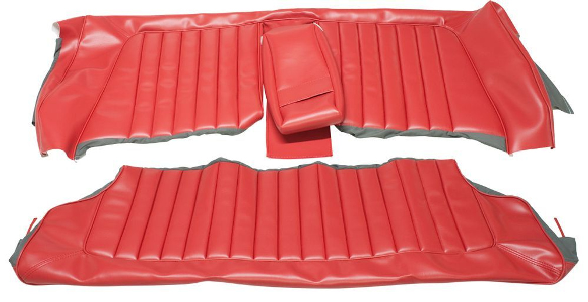 Rear seat Cover Volvo Amazon 2 Door 1964 US red