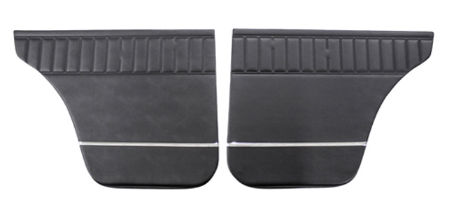 Door panel Volvo Amazon 4D/Wagon 1965 black Rear