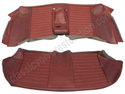Rear seat Cover Volvo Amazon 4d 1965-1966 red