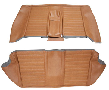 Rear seat Cover Volvo Amazon 4d 1967-1968 brown