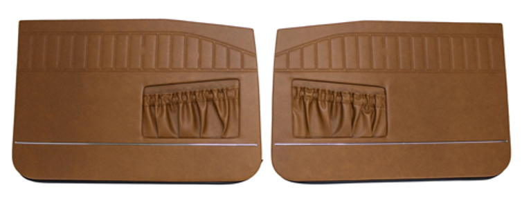 Door panel Volvo Amazon 4d/Wagon 1966-68 brown Front