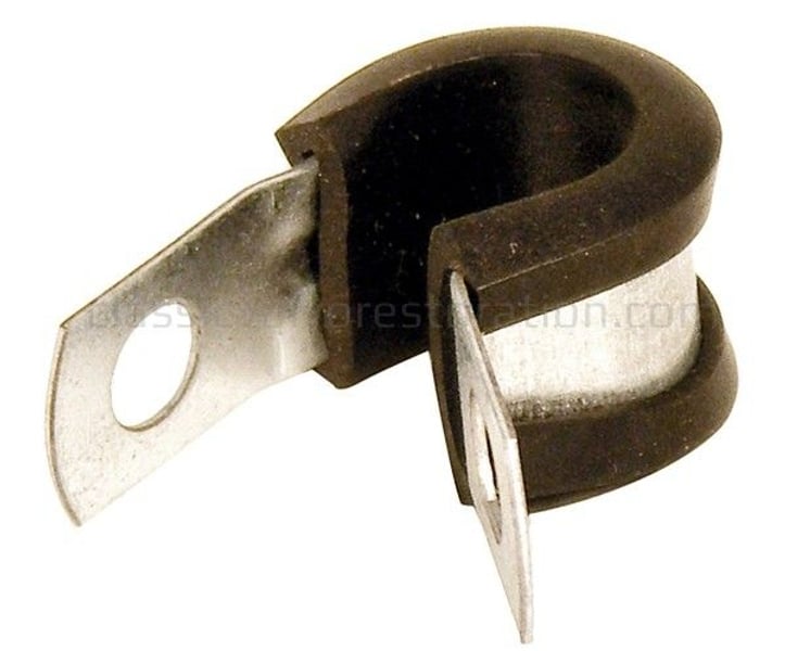 Clamp 9,5 mm rubber