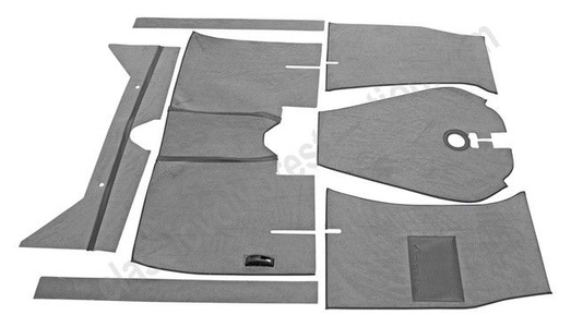 Carpet kit Volvo Amazon grey (Right hand drive) 1965-70