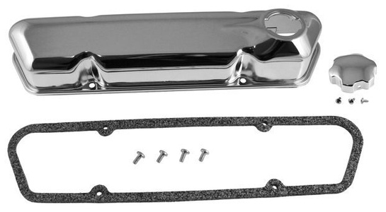Volvo B18/B20 Valve cover kit with cap Chrome