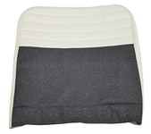 Klädsel Framsäte Volvo Amazon 4d 57-58 blå/silver Med fällbeslag