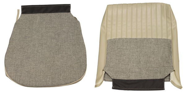 Front seat Cover Volvo Amazon 4d 1959-60 grey/white
