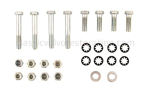 Mounting kit brake shield Volvo Amazon/1800
