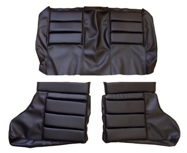 Rear seat Cover Volvo 1800E/ES 1972-73 black LH