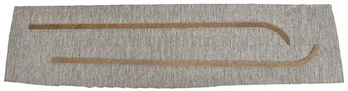 B-pillar panel Volvo PV 444B-H 1951-55 grey